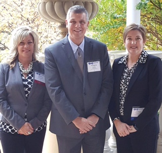 educators posing for award photo